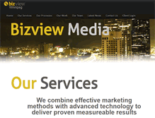 Tablet Screenshot of bizviewmedia.com